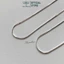 Dây chuyền bạc TLEE mì thuôn trendy đeo sáng cổ TLEE JEWELRY D0172