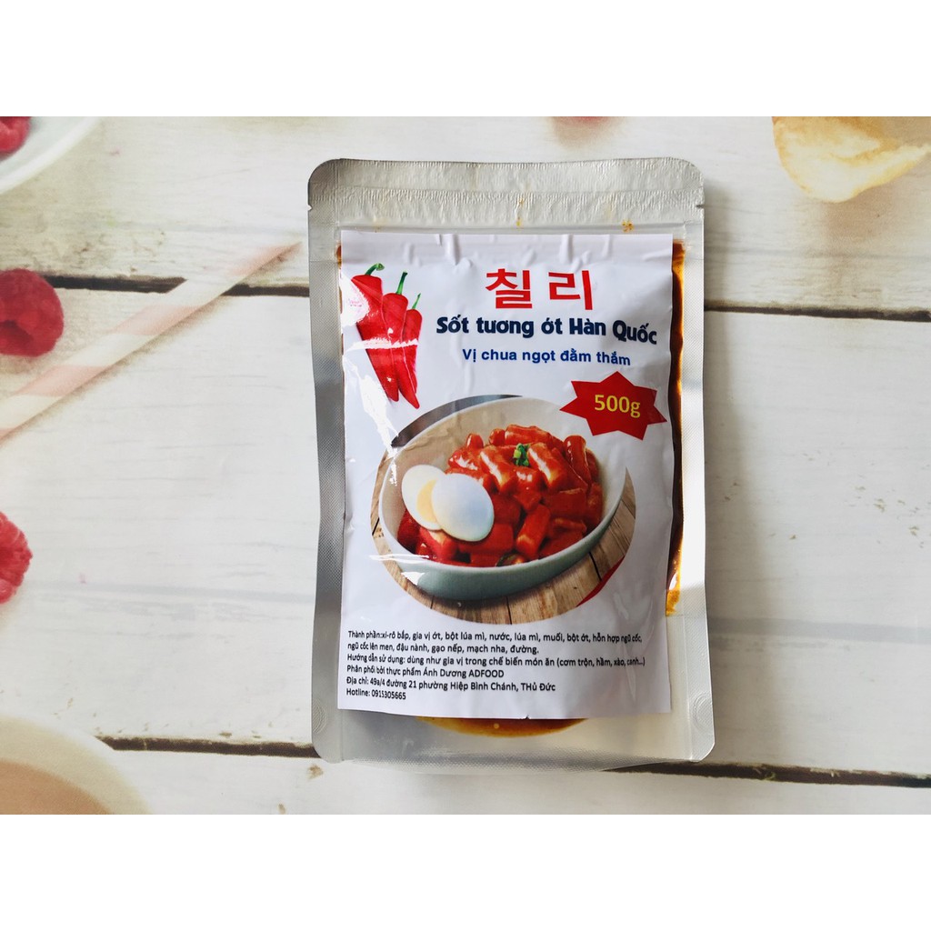 SỐT TƯƠNG ỚT HÀN QUỐC -GÓI 500G VỊ CHUA NGỌT