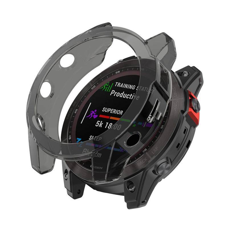 Ốp Bảo Vệ Siêu Mỏng Cho Garmin Fenix 7 7S 7X Đồng Hồ Thông Minh Ốp Lưng Chống Va Chạm TPU Mềm Vỏ Bảo Vệ Rỗng