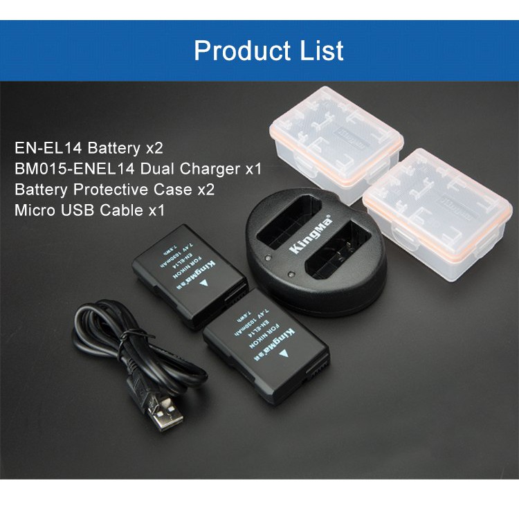 Mspalocell Dummy Akku Für Nikon Kameras - ENEL14 Netzteil