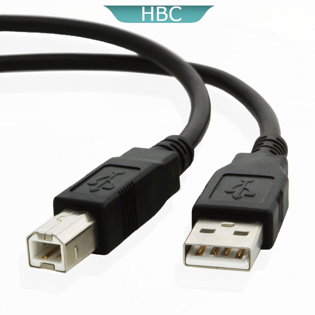 Dây Máy In USB 1.5m 3m 5m Đen – Dây cáp kết nói máy in với máy tính