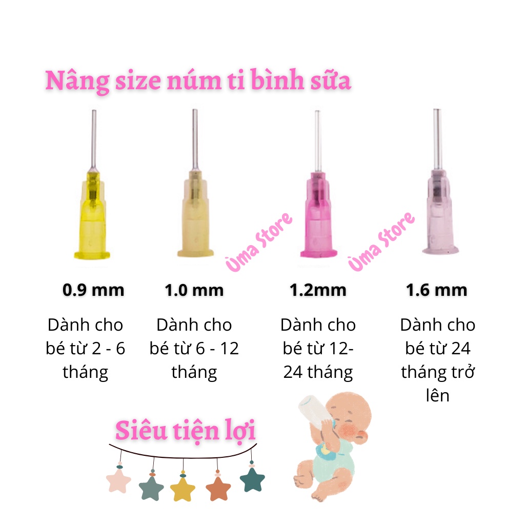 Đục lỗ núm ti/ dập lỗ núm ty bình sữa siêu tiện lợi | Shopee Việt Nam