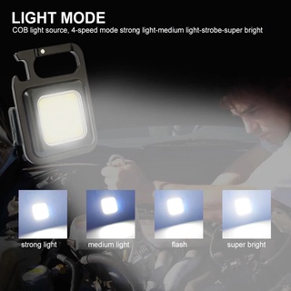 [Mua 1 Tặng 2] Đèn Pin Làm Việc 800 Lumens / Đèn LED COB Mini Có Móc Khóa Di Động Ngoài Trời