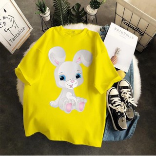 SALE- Áo thun Cotton Hình rabbit cartoon cười - bán chạy nhất | Shopee ...