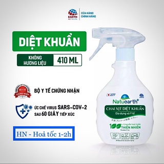 Chai Xịt Natuearth Plus 410ml – Xịt Khuẩn Dùng Trong Gia Dụng Và Y Tế