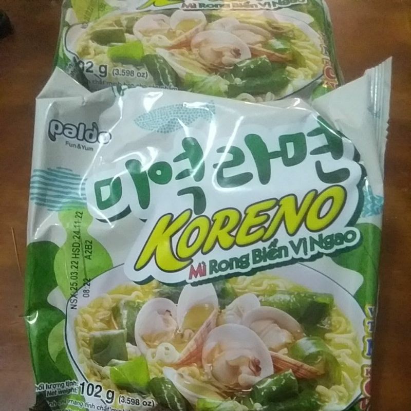 Mì Koreno paldo rong biển vị ngao 102g | Shopee Việt Nam
