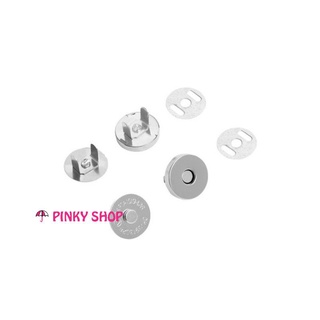 Nút hít nam châm gắn túi loại dày, đường kính 1.4cm, 1.8cm, nguyên liệu làm túi ví, túi xách handmade Pinky Shop mã NHNC