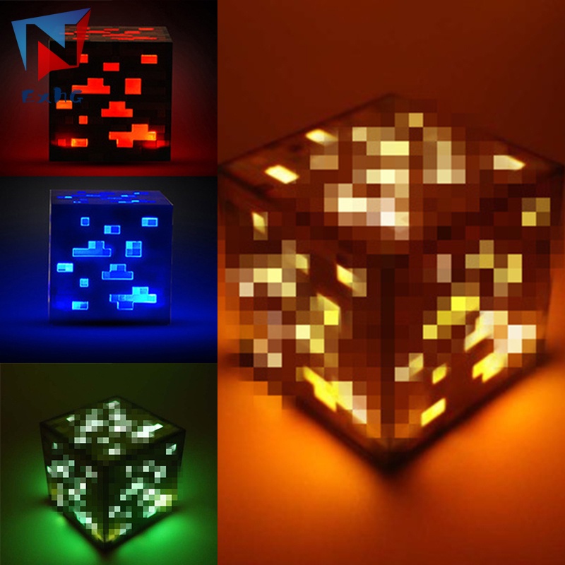 Đèn Ngủ Bóng LED Thiết Kế Kiểu Minecraft Sáng Tạo Độc Đáo Trang ...