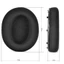 BTM Earmuffs Bọt xốp thay thế màu đen thoáng khí cho BlackShark V2 V2X