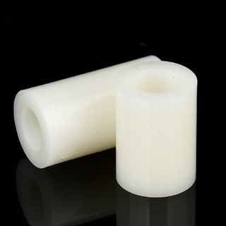Trắng ABS Nylon Miếng Đệm Chống Rỗng Standoff Máy Giặt M3 M4 M5 M6 M8