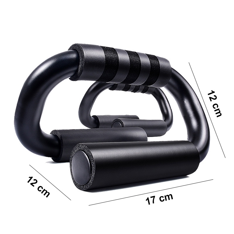 Mô tả Dụng Cụ Hít Đất Bảo Hành 12 Tháng Bộ Tập Chống Đẩy Tay Cầm Đệm Xốp Êm Ái Lõi Thép Chịu Lực Cao Cleacco DCHD Boro Sport - 3