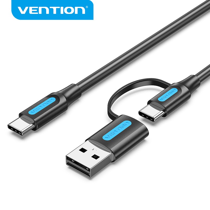 Cáp Vention Loại C Sạc Nhanh 2 Trong 1 3A USB 2.0 C Sang USB C / USB A ...