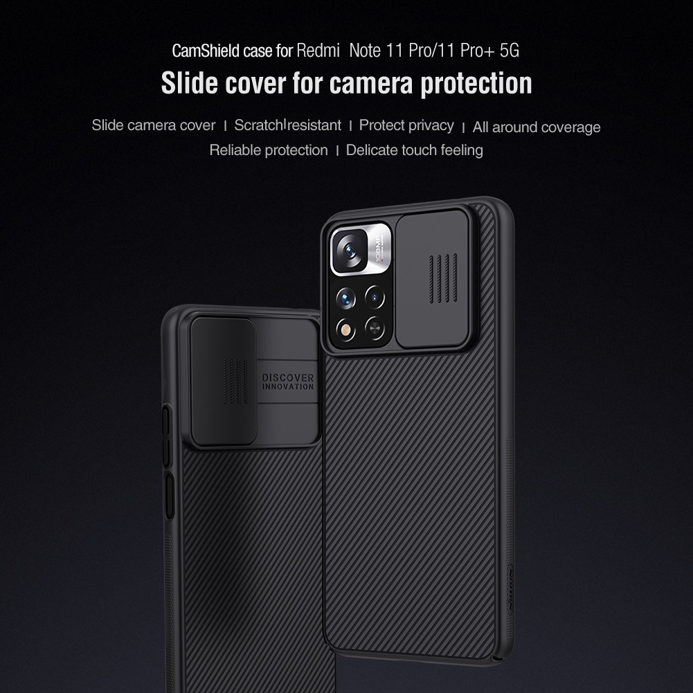 Ốp Điện Thoại Nillkin Có Nắp Trượt Bảo Vệ Camera Cho Redmi Note 11 Pro 5G China / Redmi Note 11 Pro + / Xiaomi 11i 5G 2022