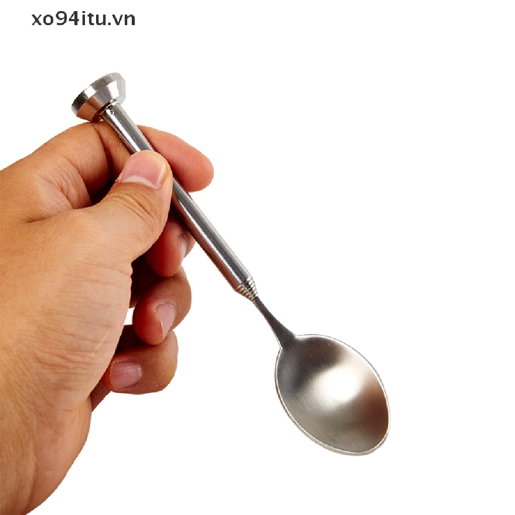 Muỗng Khuấy Bằng Thép Không Gỉ Có Thể Kéo Dài Tiện Dụng