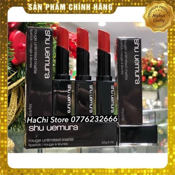 SON SHU UEMURA VỎ ĐEN 580 CAM CHÁY - Hachi xách tay chính hãng