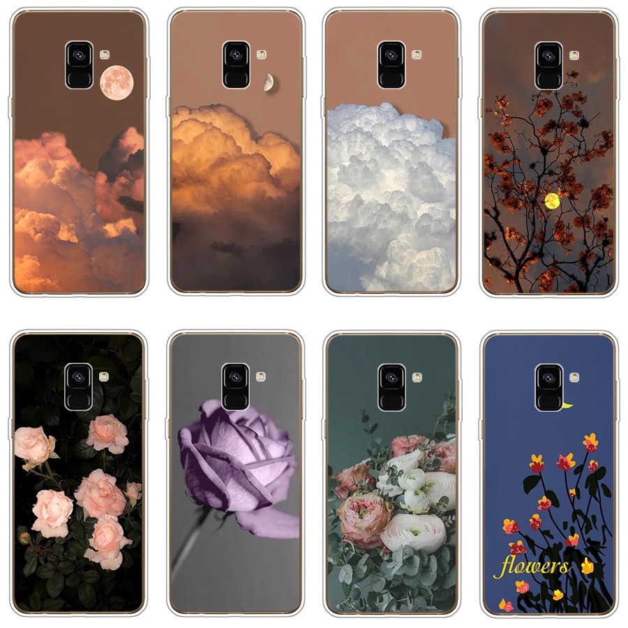 Ốp Điện Thoại TPU Dẻo In Họa Tiết Độc Đáo Thời Trang Cho Samsung Galaxy A8 plus 2018 A6 2018 plus