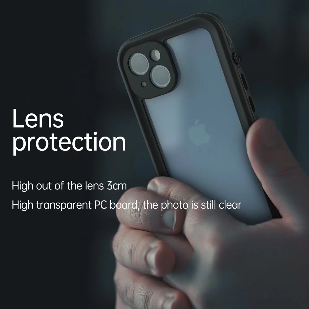 Ốp Lưng Chống Thấm Nước IP68 Tương Thích Cho iPhone 16 15 14 13 Pro MAX 12 Pro 11 XS MAX XR Ốp Điện Thoại 11 Pro 8 7 Plus SE 3 360 Full Chống Sốc Bơi Ngoài Trời Chống Bụi