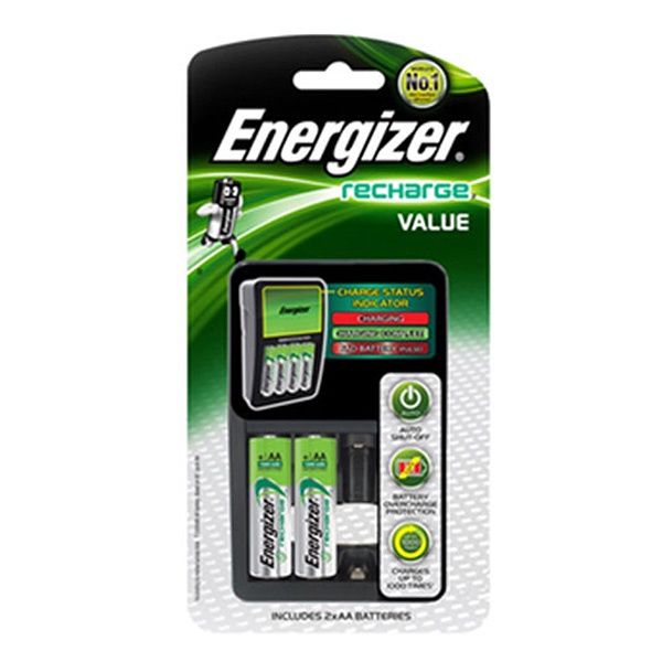 [CHÍNH HÃNG] Bộ Sạc Nhanh Tự Ngắt Energizer Kèm 4 Pin AA 2000 mAh ...