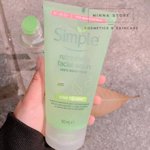 Gel rửa mặt diu nhẹ Simple Kind To Skin Refreshing