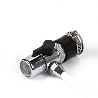 GUADALUPE1 Máy Lọc Nước Van Đơn Cắt 9,5 Mm Đầu Nối Ống Diverter Phụ Kiện Lọc Nước 3 / 8 “Ống Hợp Kim Chuyển Đổi Vòi Phụ Kiện Adapter