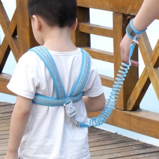 Dây đai chống lạc an toàn cho bé đi bộ ngoài trời tùy chọn màu sắc kèm dây đeo cổ tay