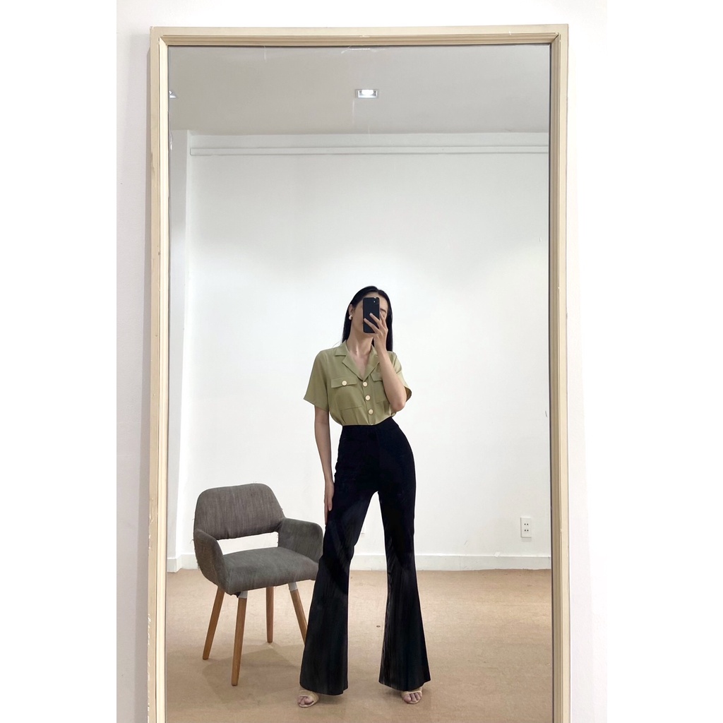 Orli Label -  Quần tây ống loe thiết kế - High Rise Pants