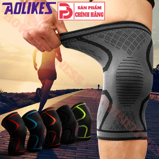 Bó gối đàn hồi bảo vệ khớp đầu gối Aolikes tập gym yoga đạp xe chơi bóng rổ bóng chuyền cầu lông