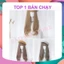TÓC BỘ LƯỚI HOA MÁI THƯA XOĂN DỢN ĐUÔI DÀI 55-60CM CÓ DA ĐẦU