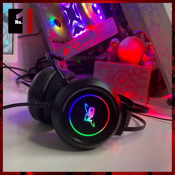 Tai nghe Gamming Gnet GH5 7.1 cổng USB mic chống ồn led RGB bảo hành 12 tháng | BigBuy360 - bigbuy360.vn