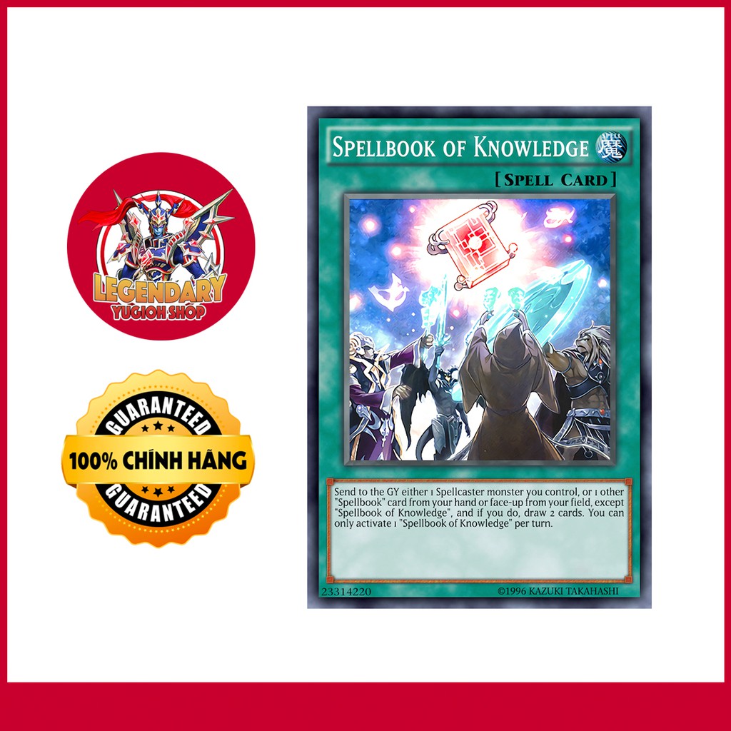 [EN][Thẻ Bài Yugioh Chính Hãng] Spellbook of Knowledge Shopee Việt Nam
