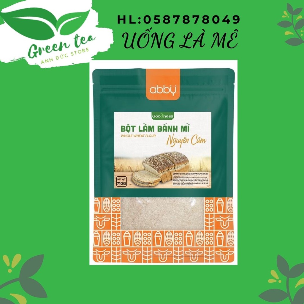 FREESHIP/Bột làm bánh mì nguyên cám Puratos 710g