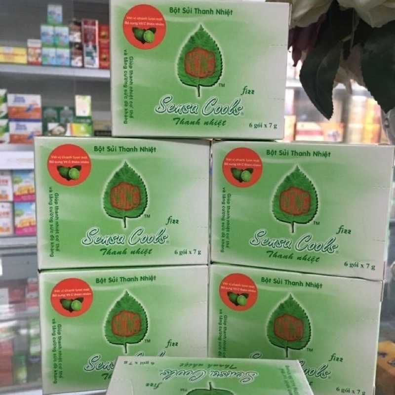 ✅[Chính Hãng] sensa cools bột sủi thanh nhiệt mát gan (hàng date mới)