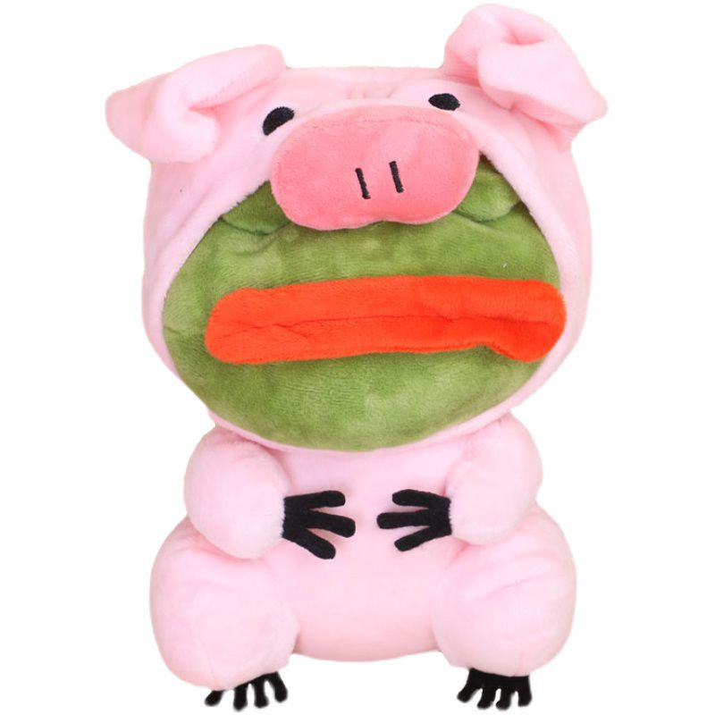 Pepe The Frog Sad Frog Pink Pig Frog Dinosaur Baby Toys Plush For Children's