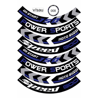 Tem dán full vành dán mọi loại xe màu xanh đen xám, tem mâm trùm xe máy 16 miếng full 2 bánh trước sau. Decal trùm vành