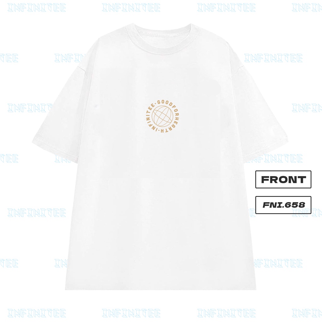 Áo thun INFINITEE Fni0658, Thun 100% Cotton - form rộng Unisex.