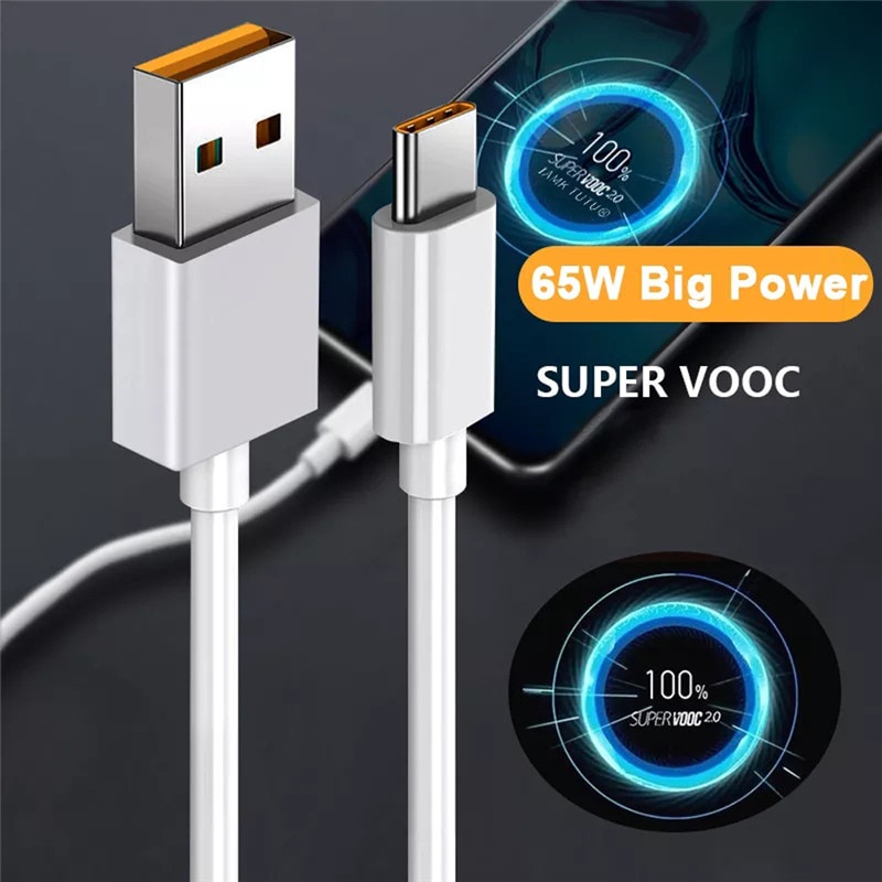 Ảnh Dây cáp sạc nhanh HDOORLINK 65W cổng USB C 6.5A Type C dành cho Oppo 4