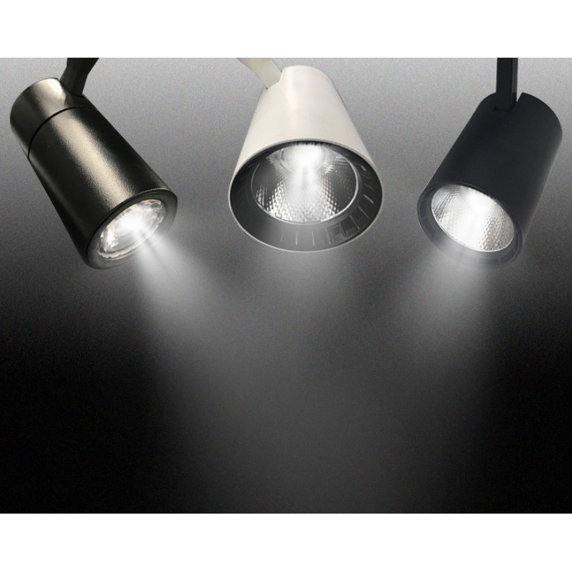 Bộ 5 Đèn FA led rọi ray vỏ đen ánh sáng vàng (Đen) - The Royal's ...