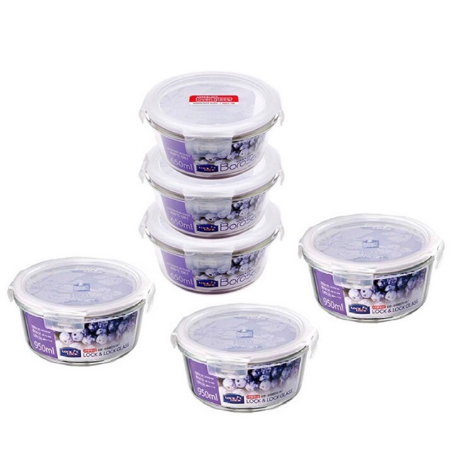 BỘ THỐ THUỶ TINH LOCK & LOCK 950ml | Shopee Việt Nam