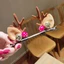 YT4 Giáng Sinh Đầu Mũ Trùm Đầu Nhung Kẹp Tóc Hươu Kẹp Tóc Ông Già Noel Đầu Ngọt Xmas Phụ Kiện Tóc