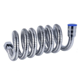 HCM >> Dây vòi sen nhà tắm INOX  304 1.5M chịu nước nóng 90 độ C - Dây cấp nước vòi sen, vòi toilet