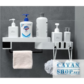 Kệ để đồ nhà tắm xoay 180 2 tầng sang trọng, kệ để đồ gia đình xoay siêu chắc chắn GD236-KNTXoay