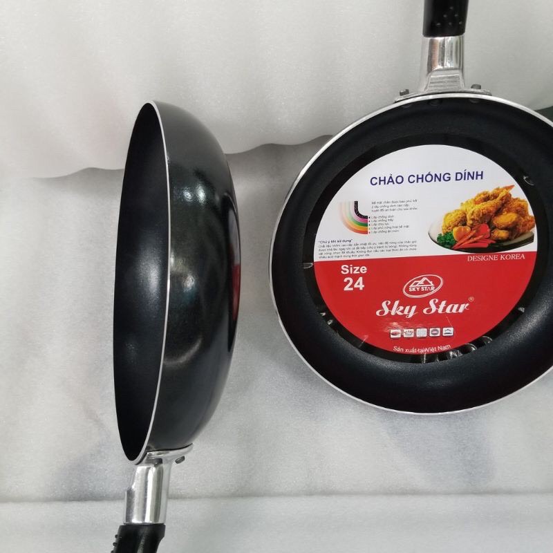 Chảo Sky Star chống dính an toàn cho sức khỏe - dụng cụ nhà bếp rẻ đẹp đủ size