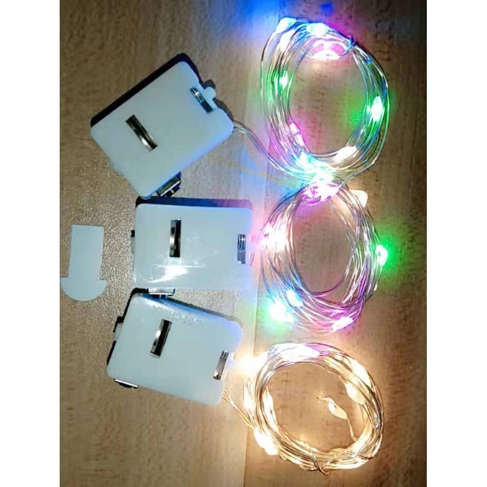 Đèn LED ĐOM ĐÓM ( Led dây) dùng Pin trang trí cây hoặc decor Vintage