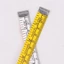 MOON 150cm 60inch Cơ Thể Thước Đo Băng May Đo Mini Mềm Phẳng Thước Đo Đồng Hồ Đo May Đo Băng