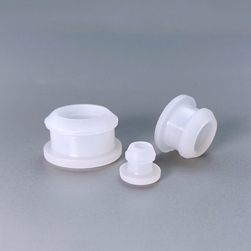 10 Chiếc 2.5-15 Mm Trong Suốt Silicon Cao Su Lỗ Mũ Loại T Cắm Bao Snap-on Gioăng Trống Cuối Nắp Niêm Phong Nút Chặn