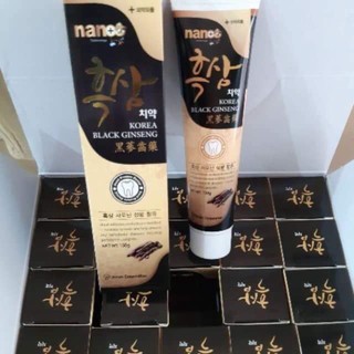 Giá sốc: Kem đánh răng hắc sâm Nano cao cấp Hàn Quốc 150gr