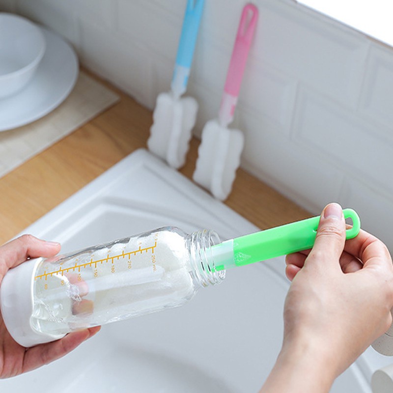 Cọ rửa ly cầm tay nhiều màu sắc tiện dụng