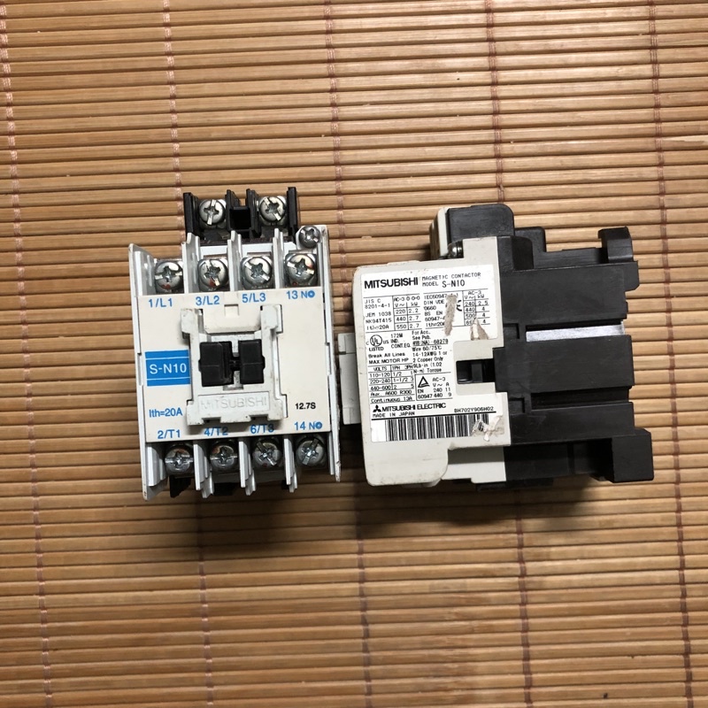 Khởi động từ, Contactor ST-10A Mítubishi coil 24VDC, 110V-220VAC ...