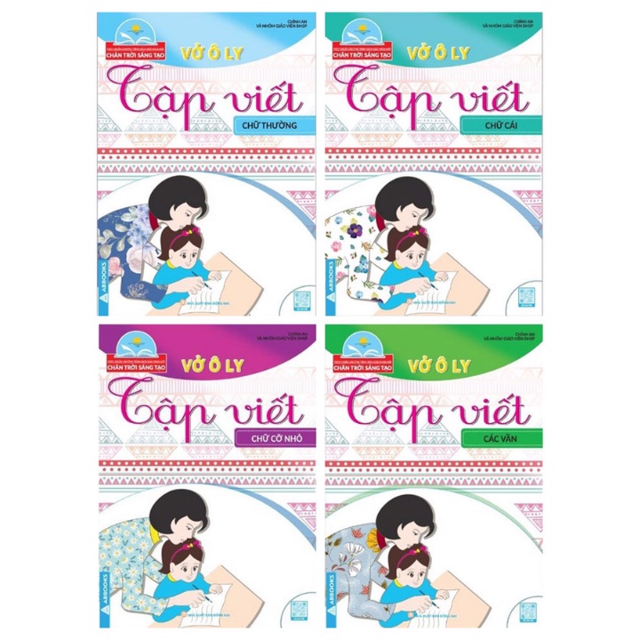 Ảnh Sách - Combo Vở Ô Ly Tập Viết 1: Chữ Thường, Chữ Cái, Các Vần, Chữ Cỡ Nhỏ - Theo Chuẩn Chương Trình SGK Mới (Bộ 4 Cuốn) 1