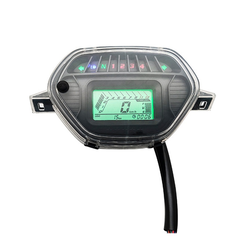 Máy đo kỹ thuật số PNP Máy đo tốc độ Alpha cho Honda Wave 100 Old / Ex5 Class / Wave Alpha 110 CX CD Đồng hồ tốc độ LCD